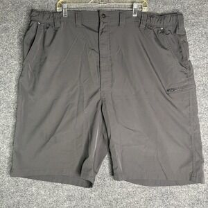 Wrangler Mens Outdoor Performance Shorts‎ Size 46 Gray Elastic Waist